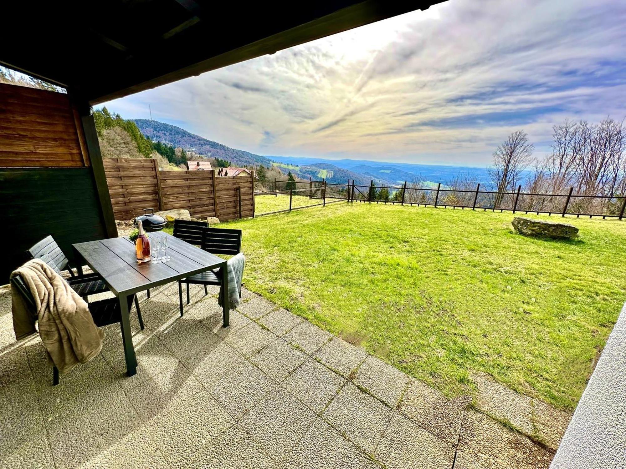 Gemuetliches Alpenblick Berg-Bungalow + Grosser Garten + Netflix! Schöfweg Exteriér fotografie