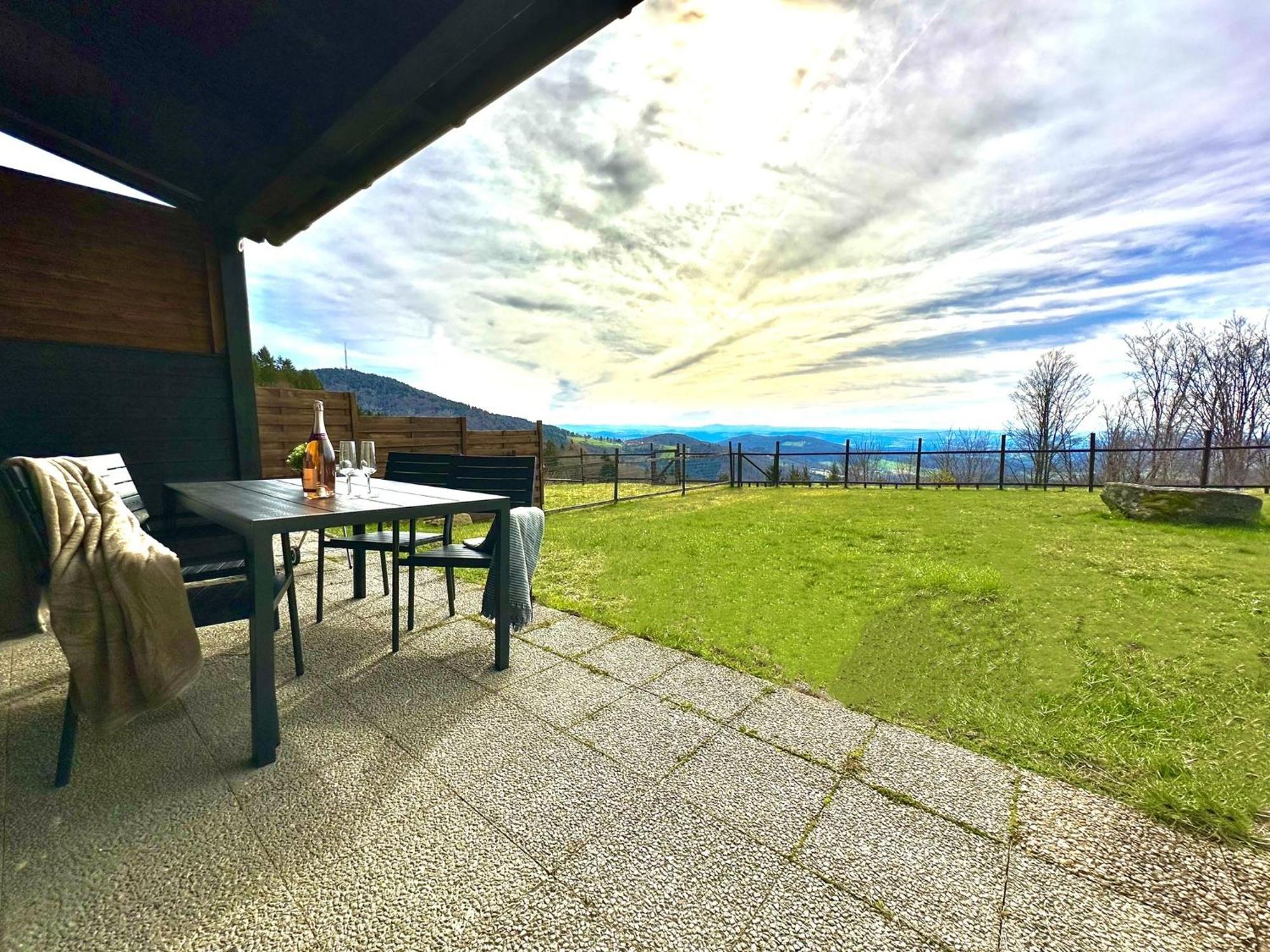 Gemuetliches Alpenblick Berg-Bungalow + Grosser Garten + Netflix! Schöfweg Exteriér fotografie