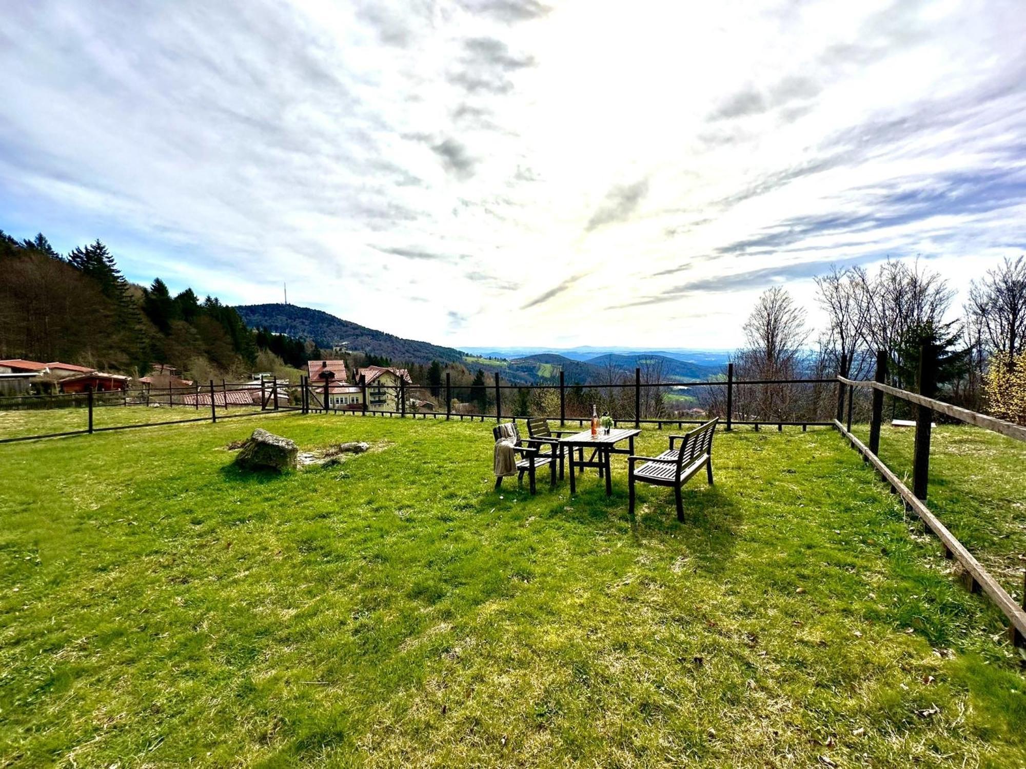 Gemuetliches Alpenblick Berg-Bungalow + Grosser Garten + Netflix! Schöfweg Exteriér fotografie
